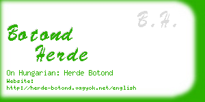 botond herde business card